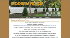 Desktop Screenshot of modernfenceonline.com